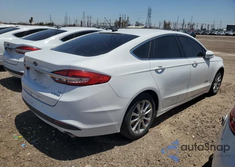 2017 Ford Fusion Se Hybrid z USA, uszkodzony, nr VIN 3FA6P0LU4HR409706